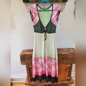 Vive Maria pink and green dress